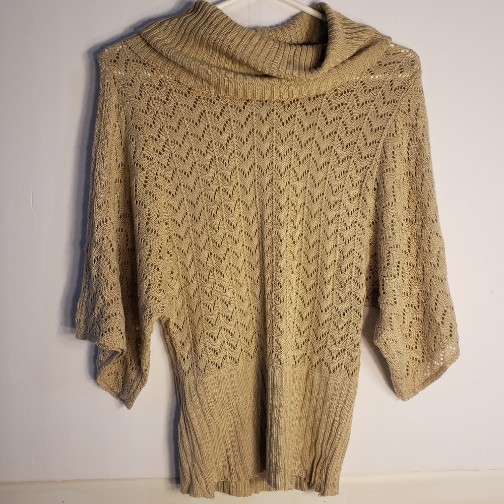 Say What Sweater Beige Junior Sz S